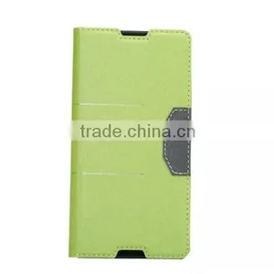 Matt Stand PU Leather Wallet Case Cover For Sony Xperia Z4 thumbnail-3