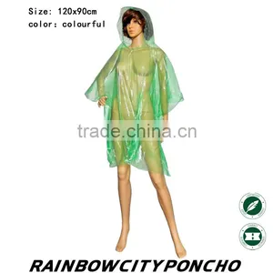 LDPE Raincoat With Logo Printting Promotional Ponchoes Can do Any Color as Customer Customize thumbnail-5