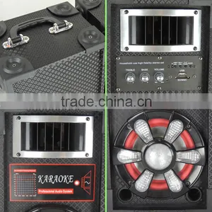 DJ Speaker Hifi 2.0 Professional Wooden Active Stage Speaker With Remote Control thumbnail-5