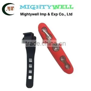 5 LED Water Resistant Snap Joint Bicycle Light thumbnail-2