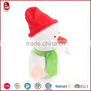 Wholesale Custom Plush Toys Lovely Christmas Snowman to Send Their Children thumbnail-5