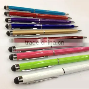 2 In 1Stylus Touch Pen Multi Colors Cheap Ballpoint Pens for Hotel Company Use thumbnail-6