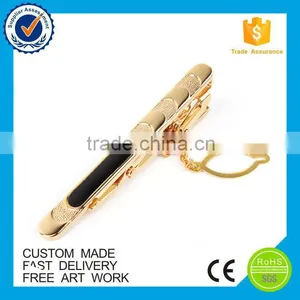 4.5 CM Long Gold Plate Gentleman Tie Bar Men`s Tie Clip thumbnail-2