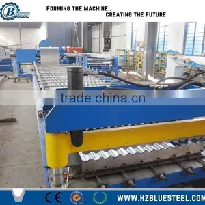 Color Steel Corrugated Roof Sheet Forming Making Machine, Sheet Metal Corruagted Rolling Mill Machine thumbnail-1