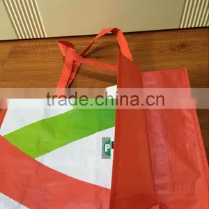 Red Non Woven Promo Tote Bag thumbnail-3