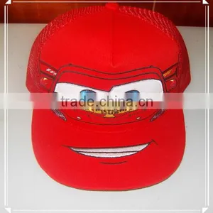 Flat Brim Trucker Mesh Cap Snap Back thumbnail-1
