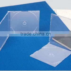 Standard 5.2mm PS Super Slim Single Clear Jewel CD Case thumbnail-1