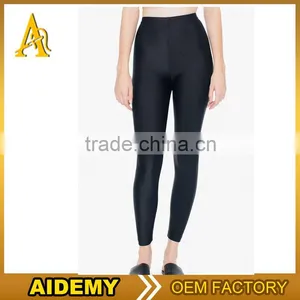 2016 Custom Black Womens Girls Wearing Wholesale Fabric Sexy Sports Yoga Pants thumbnail-1