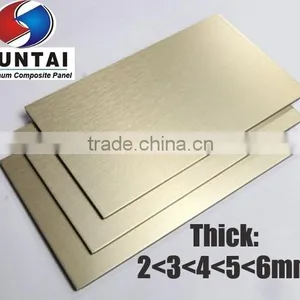 Advertising Signboard Brush ACP Sheet Outdoor PE Coating Aluminum Composite Panel for Turkey Market thumbnail-1