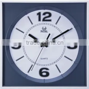 Pearl Quiet Sweep Wall Clock PW243 With Luminous 3D Numbers thumbnail-1