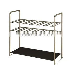 Icegreen 6-pair Metal Stackable Shoe Rack thumbnail-1