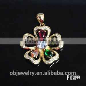 Fashion Statement Design Pendant Cubic Zirconia Jewelry thumbnail-1