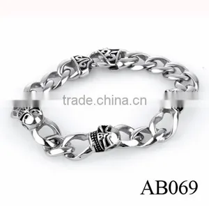 Stainless Steel Chain Charm Bracelet Leather Bracelet For Women/925 Silver Bracelet thumbnail-6