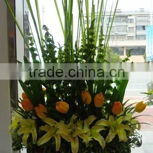 Real Touch Artificial Flower Pot Flower Vase Flower thumbnail-1