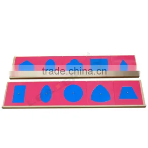 Wooden Teaching Toys for Montessori Metal Insets With 2 Stands thumbnail-1