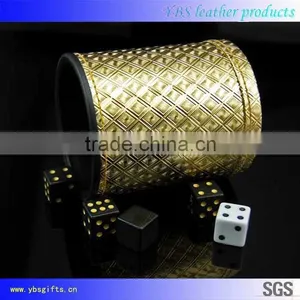 Wholesale Custom Classical Leather Dice Cup For Bar Wholesale Shaker Cup thumbnail-4