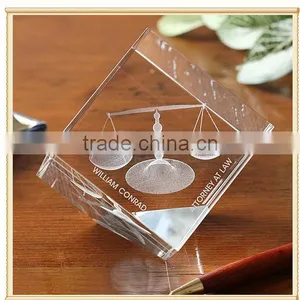 2016 Wholesale 3d Laser Engraved Crystal Half Ball Domed Crystal Paperweight thumbnail-6