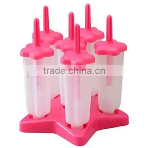 Set of 6, Purple Star Ice Pop Molds - Made of Durable Bpa-free Plastic, Dish Wash Sale thumbnail-1