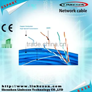 Network Cable UTP CCU/CCA/CCAG/CCAS Conductor 4 Pair Cat 5e Cable thumbnail-5