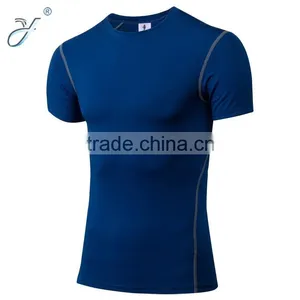 Dri Fit Men's O-neck Short Sleeve Fitness Muscle Tee Shirts thumbnail-3