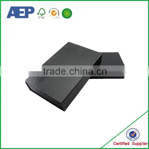 Blank Empty Black Custom Printed Apparel Boxes thumbnail-1