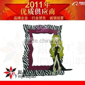 Fashion Girl Promotional Soft Pvc Picture Frame thumbnail-1