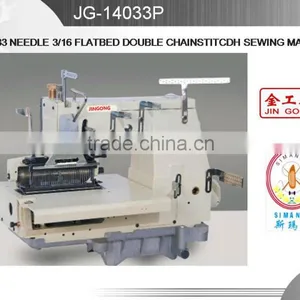 33 NEEDLE FLAT BED DOUBLE CHAINSTITCH SEWING MACHINE thumbnail-1