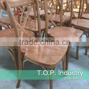 Beech Natural Crossback Chairs thumbnail-3