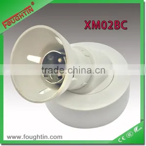 B22 Lamp Holder White Color Angled Electric Lamp Holder thumbnail-2