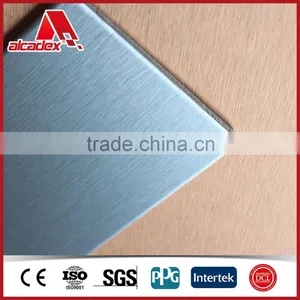 Anodized Imported Materials Brushed Silver Aluminium Composite Panel thumbnail-3