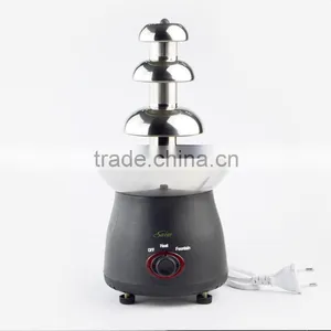 3 Tiers 6lb Stainless Steel Chocolate Fountain Fondue Commercial Catering 12" thumbnail-1