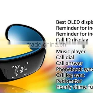2016 Fashion Smart Watch Wristband L12S Digital Touch Screen Bluetooth Smart Bracelet thumbnail-6