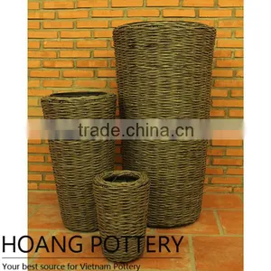 Wholesale Rattan Wicker Flower Planter / Pot thumbnail-1
