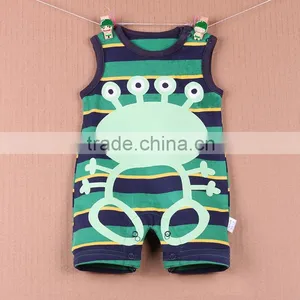 Sleeveless Leotard Boxer Romper Kaidang Siamese Vest Summer Climbing Clothing 0-2 Years thumbnail-3