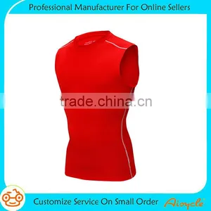 Wholesale Plain Dry Fit Custom Running Gym Vest for Men thumbnail-2