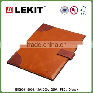PU Note Book Cover With Name Card Pouches thumbnail-1