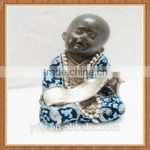 Resin Little Sleeping Sitting Monk Yiwu Craft thumbnail-1