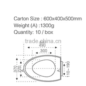 FG92PP- Easy Clean Cera Toilet Seat Indian Style thumbnail-2