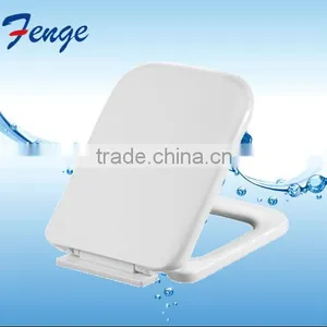 India Style Deluxe Square Plastic Toilet Seat thumbnail-1