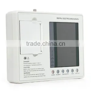China Supplier of Portable Electric Three/six/twelve Channels Ecg Machine Electrocardiograph 3 Channels thumbnail-3