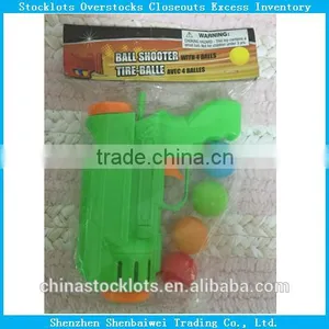 Liquidation Stock Leftover Lots Yiwu Stocklots Toy Ball Shooter Gun Surplus Inventory for Sale thumbnail-1