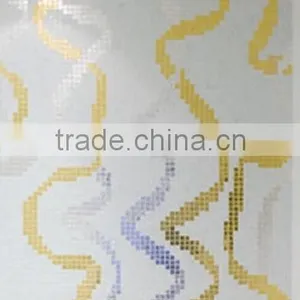 High Quality Living Room Mosaic Pattern Glass Mosaic Backsplash Bathroom Wall Tile Design thumbnail-1