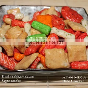 HACCP&ISO Fried Mix Rice Crackers Snacks in China thumbnail-1