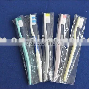 Bioplastic Toothbrush/Biodegradable Toothbrush for Hotel/Environmental Friendly Toothbrush thumbnail-1