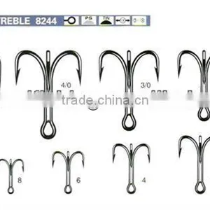 O'SHAUGNESSY TREBLE High Carbon Fishing Hook thumbnail-1