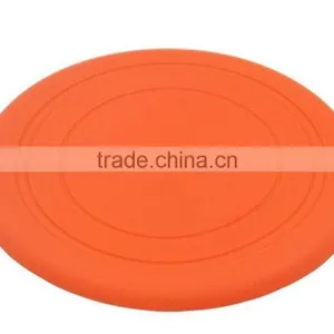 High Quality Silicone Pet Toy Silicone Dog Frisbee thumbnail-1