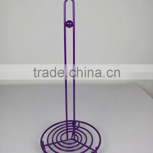 Metal Wire Chrome Paper Roll Stand/Toliet Paper Roll Holder thumbnail-6