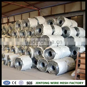 Crossed Welded Concertina Diamond Razor Wire Mesh Fence thumbnail-6