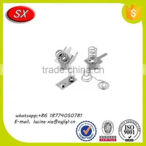 Custom Factory Price Tin-plating Metal aa Battery Contact Spring Stainless Steel aa Contact Clip thumbnail-3