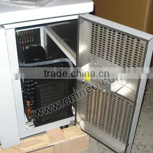 Stainless Steel Commercial Refrigeration Equipment/Refrigerator Display Topping/Small Refrigerated Display Case thumbnail-4